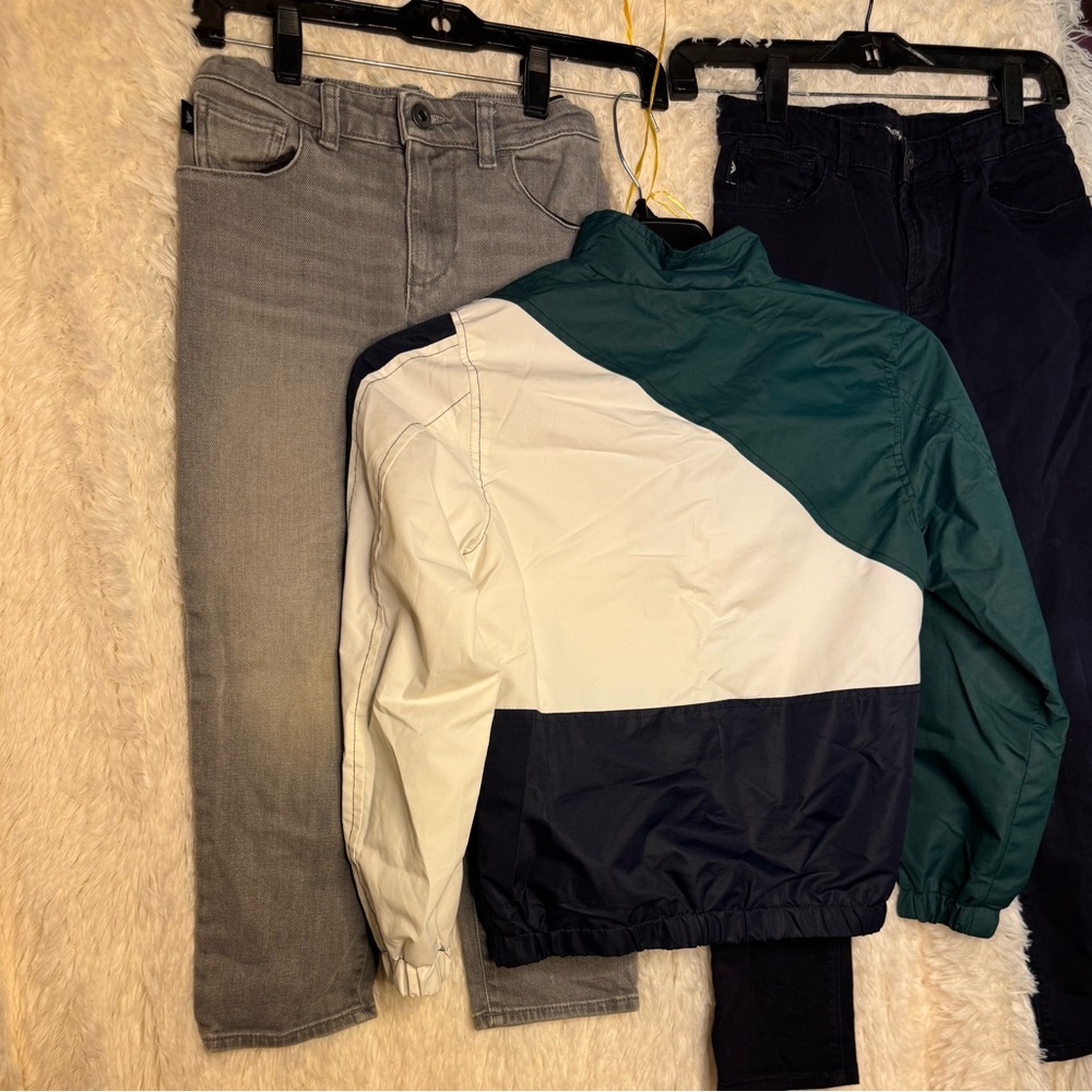 🧒✨ Cool Kid Preppy Bundle – 2 Emporio Armani Jeans + Members Only Jacket - Picture 2 of 8